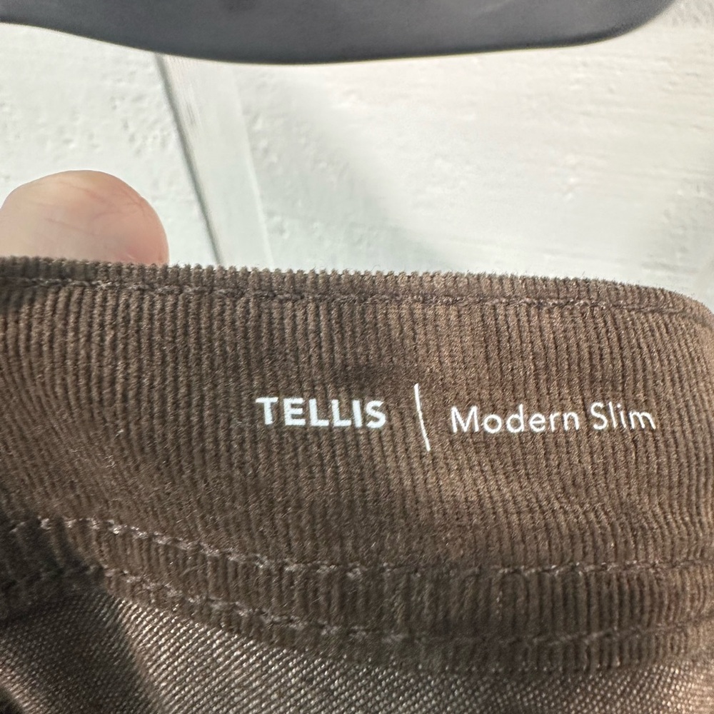 AG Brown Corduroy Tellis Modern Slim Brown Pants Size 40x 34 NWT - Picture 12 of 14